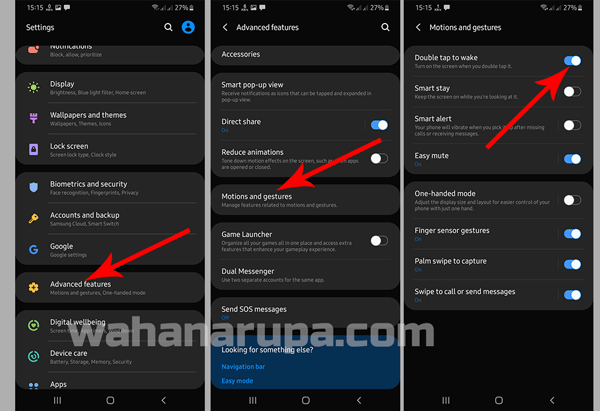 Cara Setting Ketuk 2 Kali Membuka Layar Hp Samsung