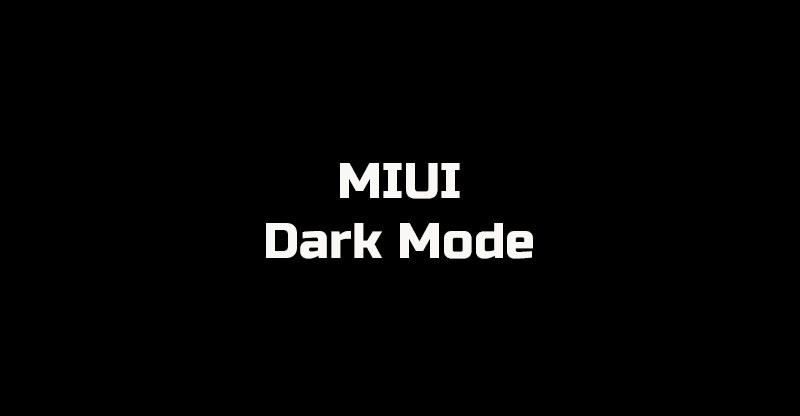 Cara Mengaktifkan Dark Mode HP Xiaomi Semua veri MIUI